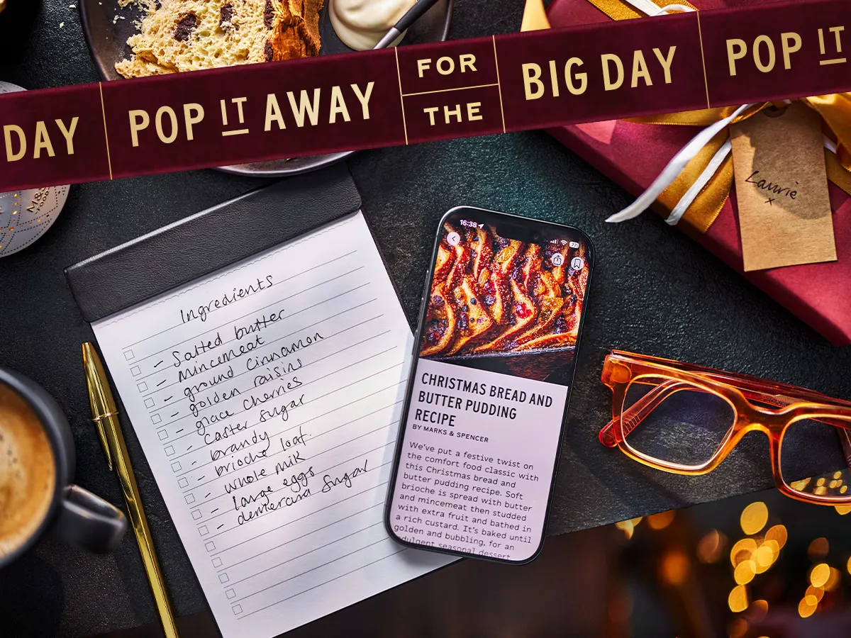 A Christmas shopping list