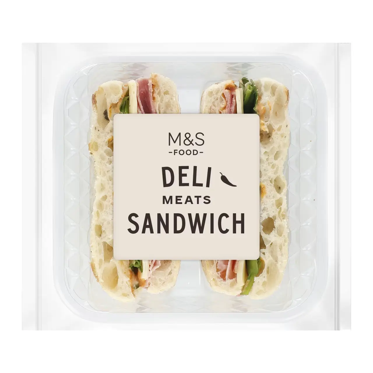 Deli meats sandwich