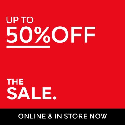  Up to 50% off sale