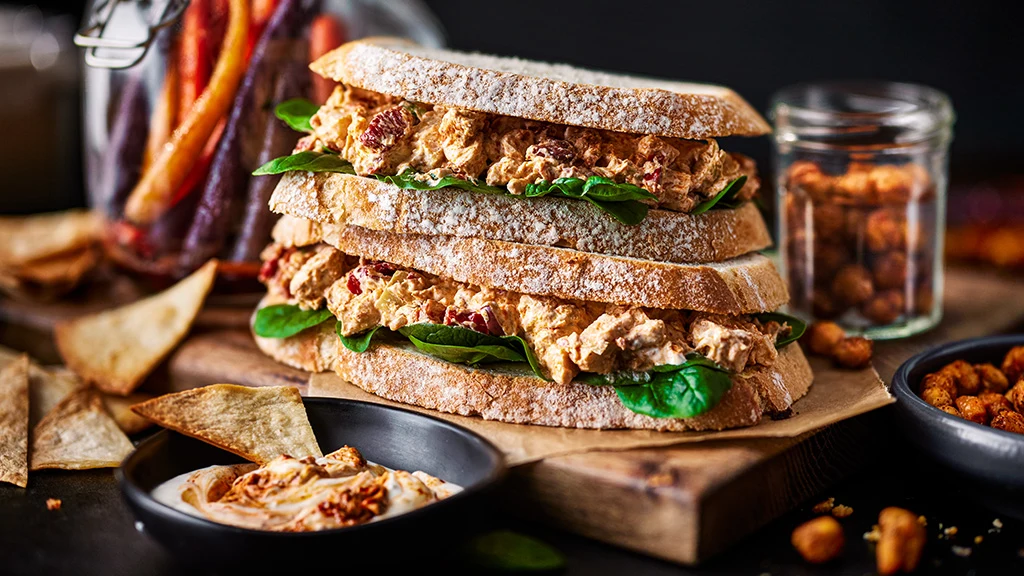 A selection of packed lunch ideas for meal prep