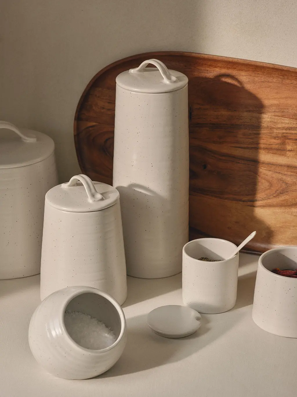 Stone storage jars