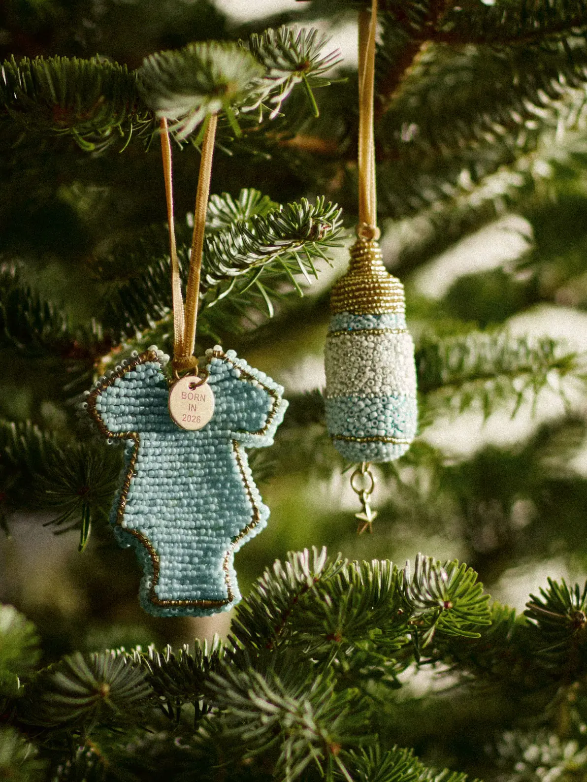 2-pack beaded born in 2026 new baby decorations
