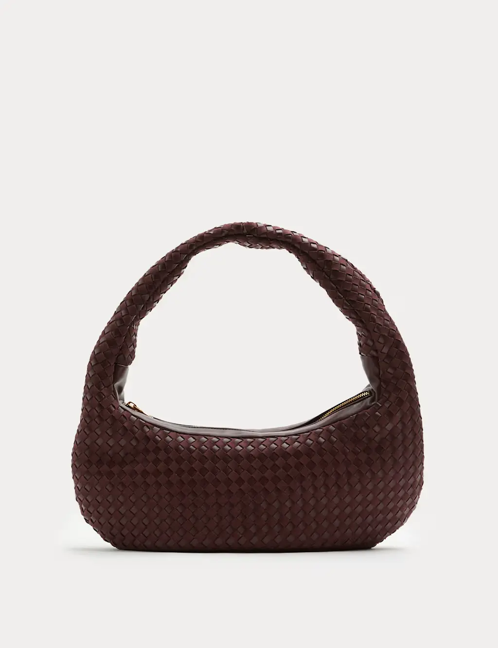 Woven Rounded Hobo Bag