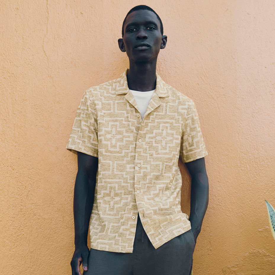 Man wearing casual shirt