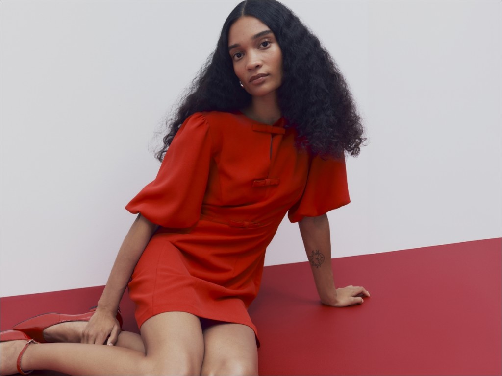 Women wearing red Iconic dresses