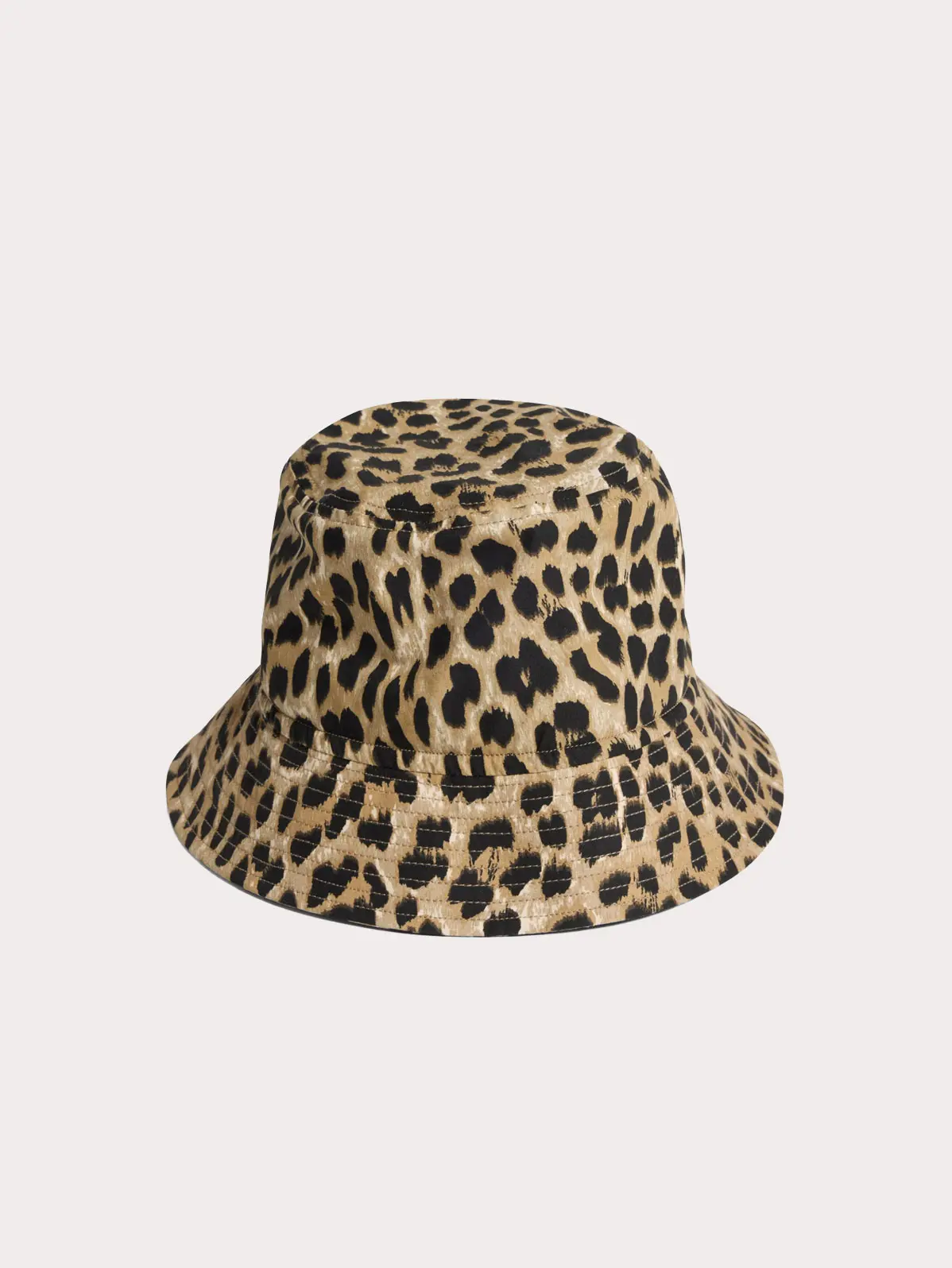 Animal-print bucket hat