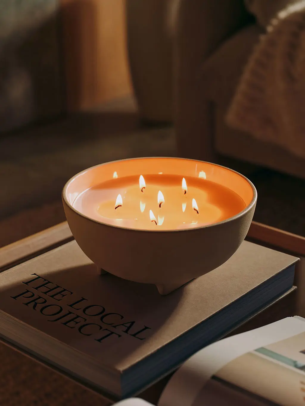 Six wick candle