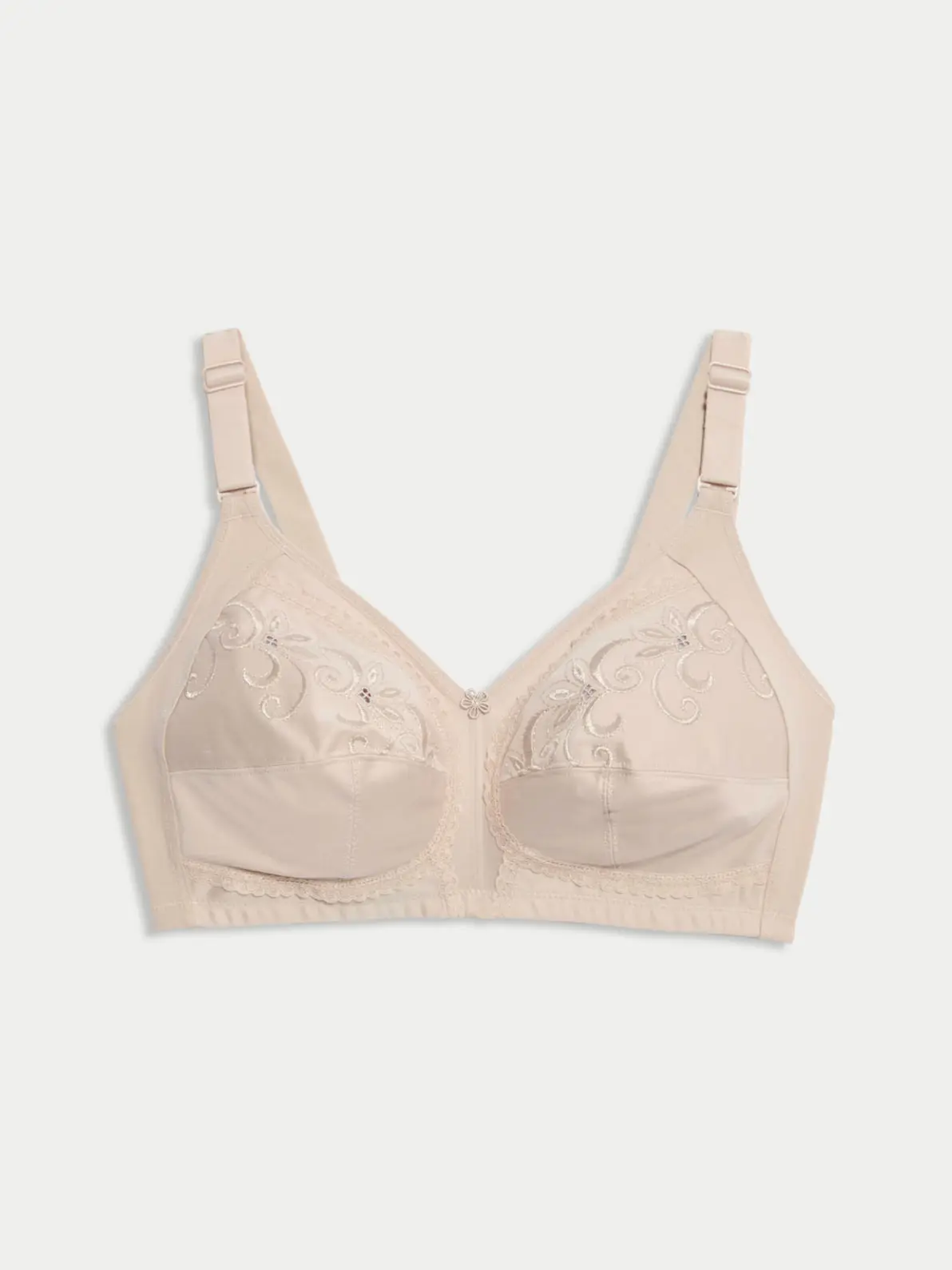 Nude-coloured bra
