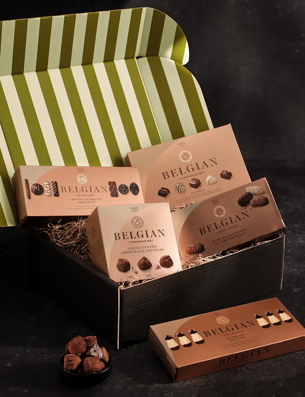 Belgian chocolate gift box