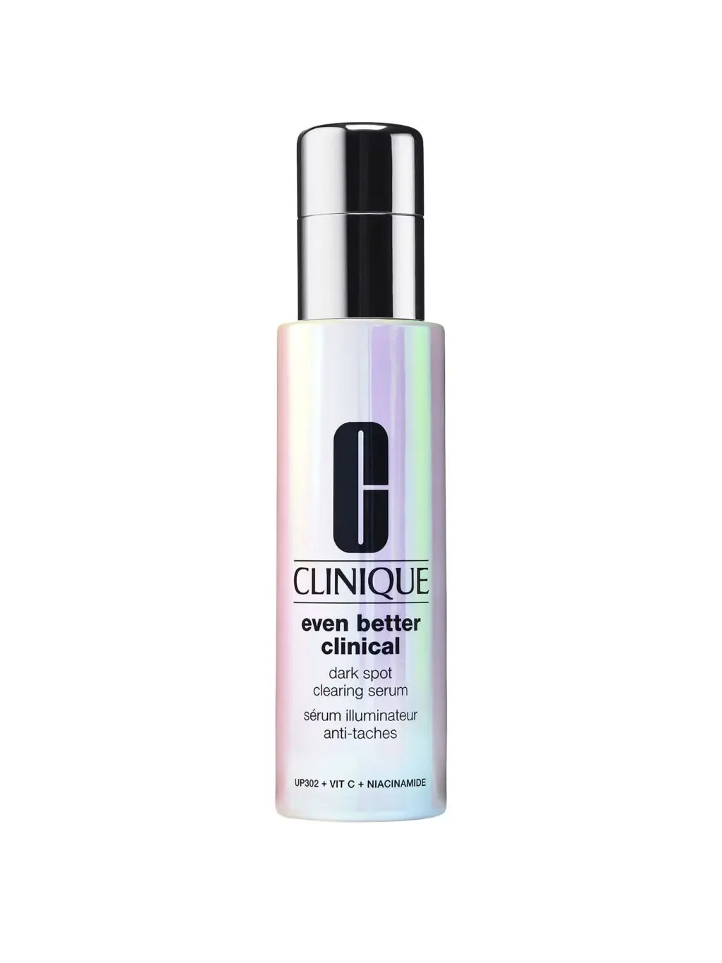 A product shot of Clinique's Even Better Clinical™ Dark Spot Clearing Serum for dark spots and hyperpigmentation