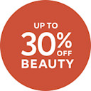 Up to 30% off Beauty