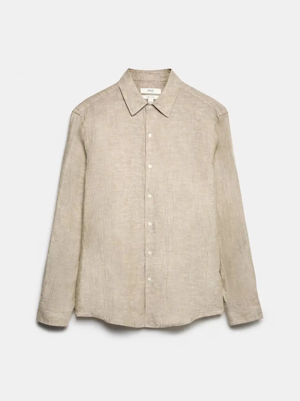 Neutral linen shirt