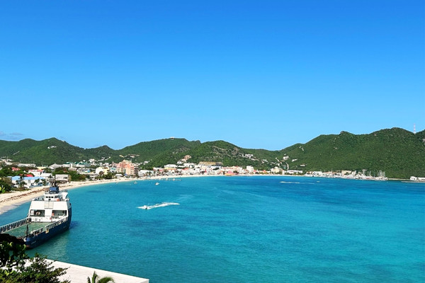 Philipsburg Great Bay Beach View in St Maarten