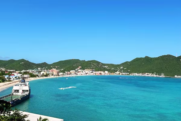 Philipsburg Great Bay Beach View in St Maarten