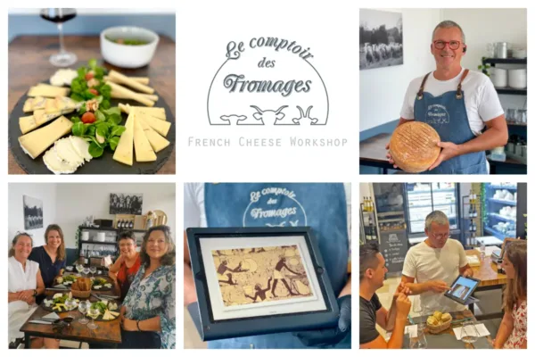 Cheese tasting comptoir du fromage