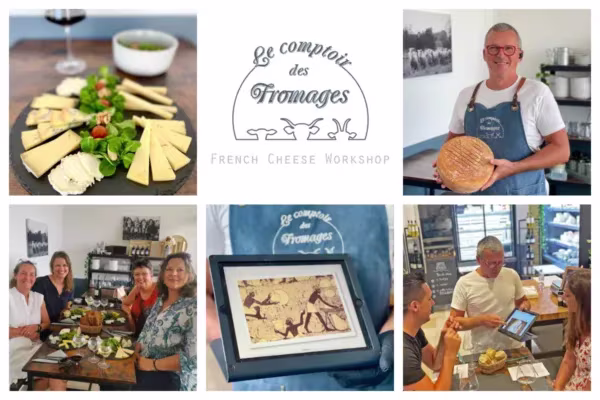 Cheese tasting comptoir du fromage
