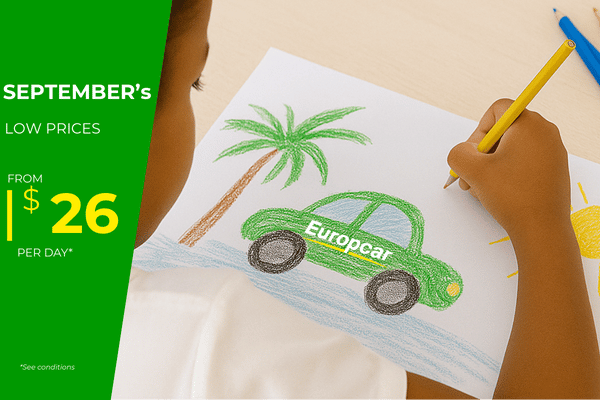 PROMO Les petits prix de septembre- Europcar SXM 600 x400 EN