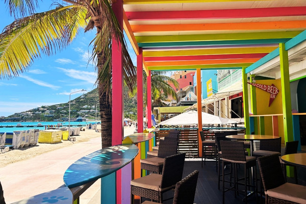 Philipsburg St Maarten BoardWalk :Restaurants and Bars 
