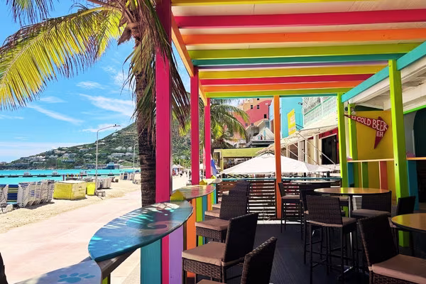 Philipsburg St Maarten BoardWalk :Restaurants and Bars