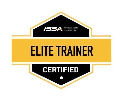 ISSA Elite Trainer badge