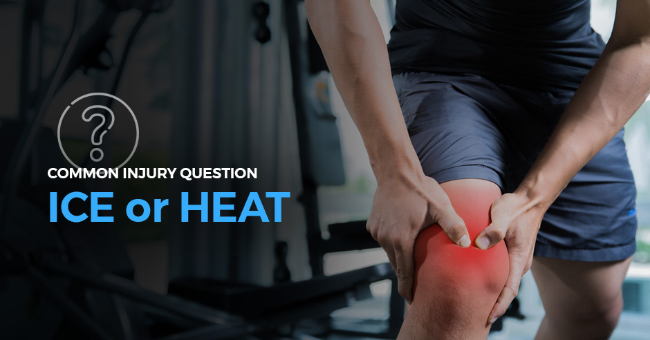 Should I put heat or ice on my knee?