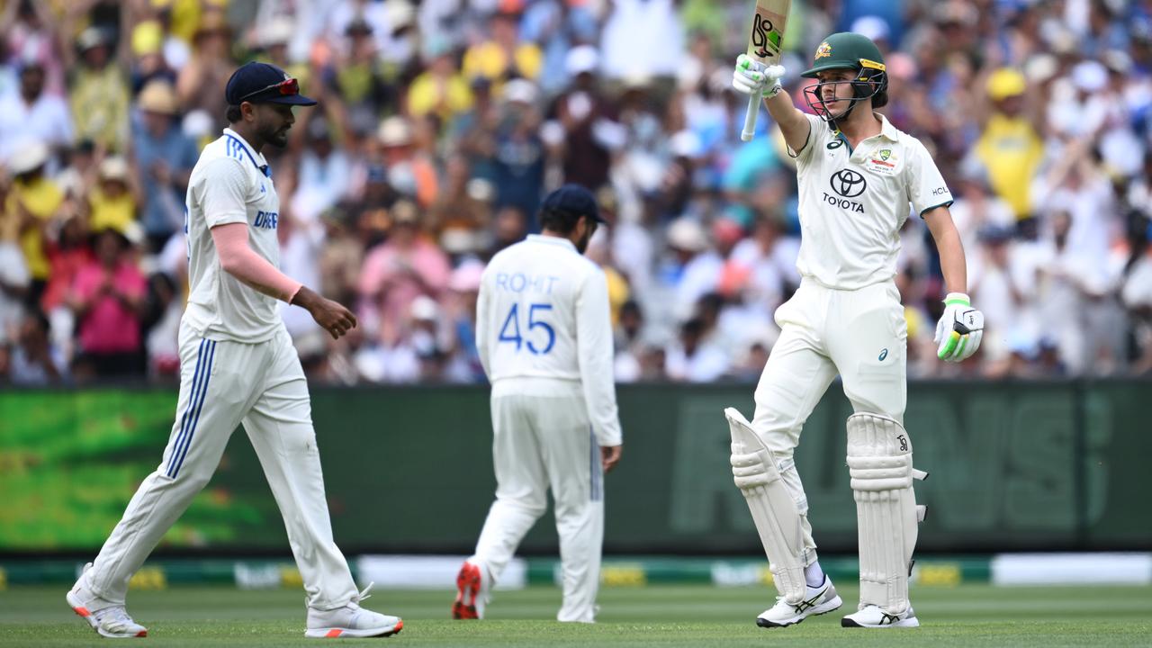 Sam Konstas's aggressive batting in his debut Test clearly had the tourists rattled at the MCG