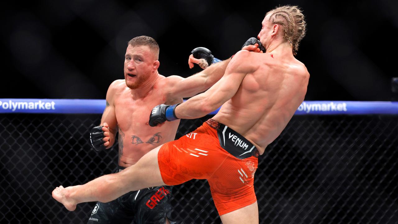 World lightweight champion Justin Gaethje