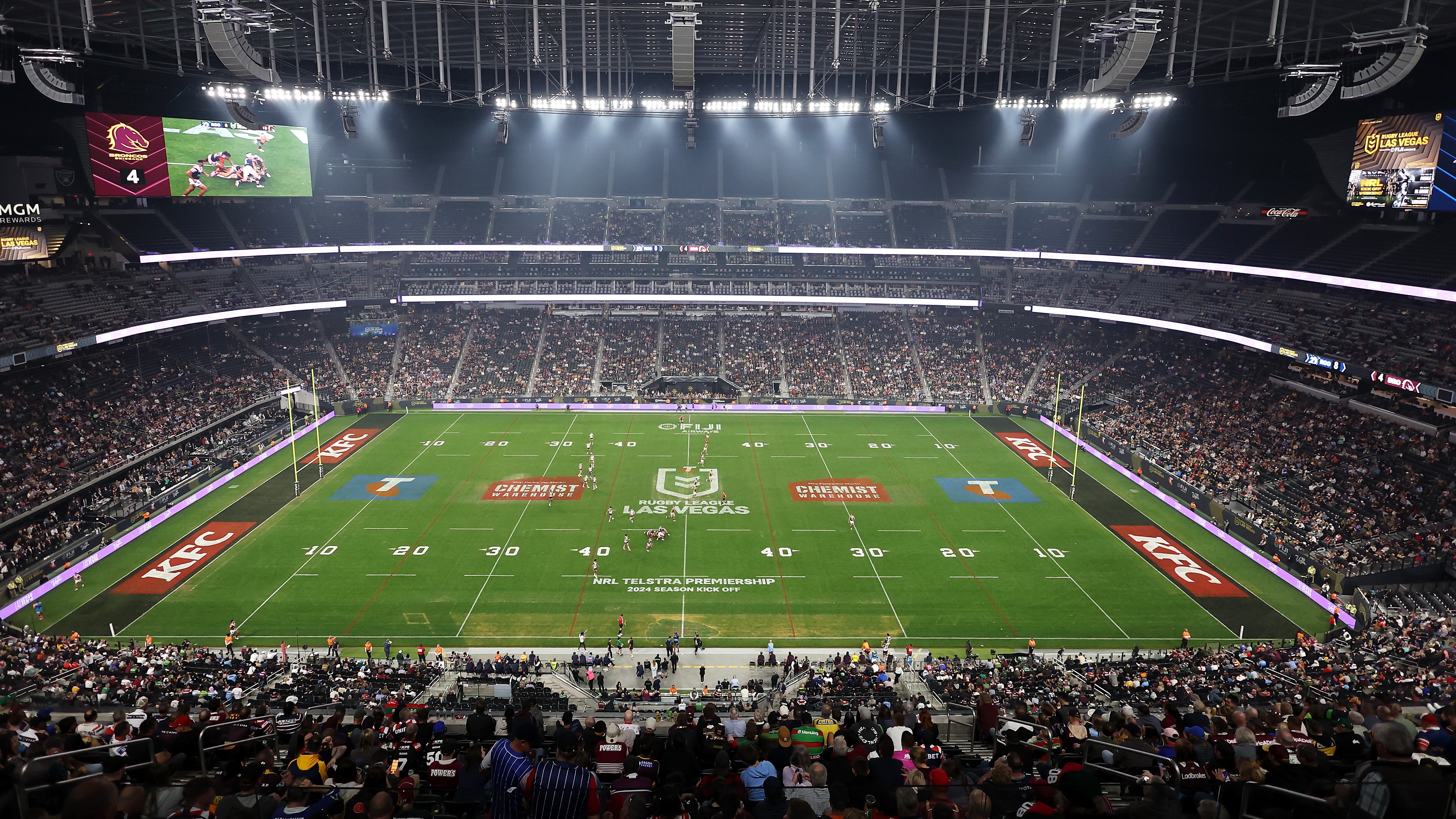 NRL Las Vegas field, Allegiant Stadium