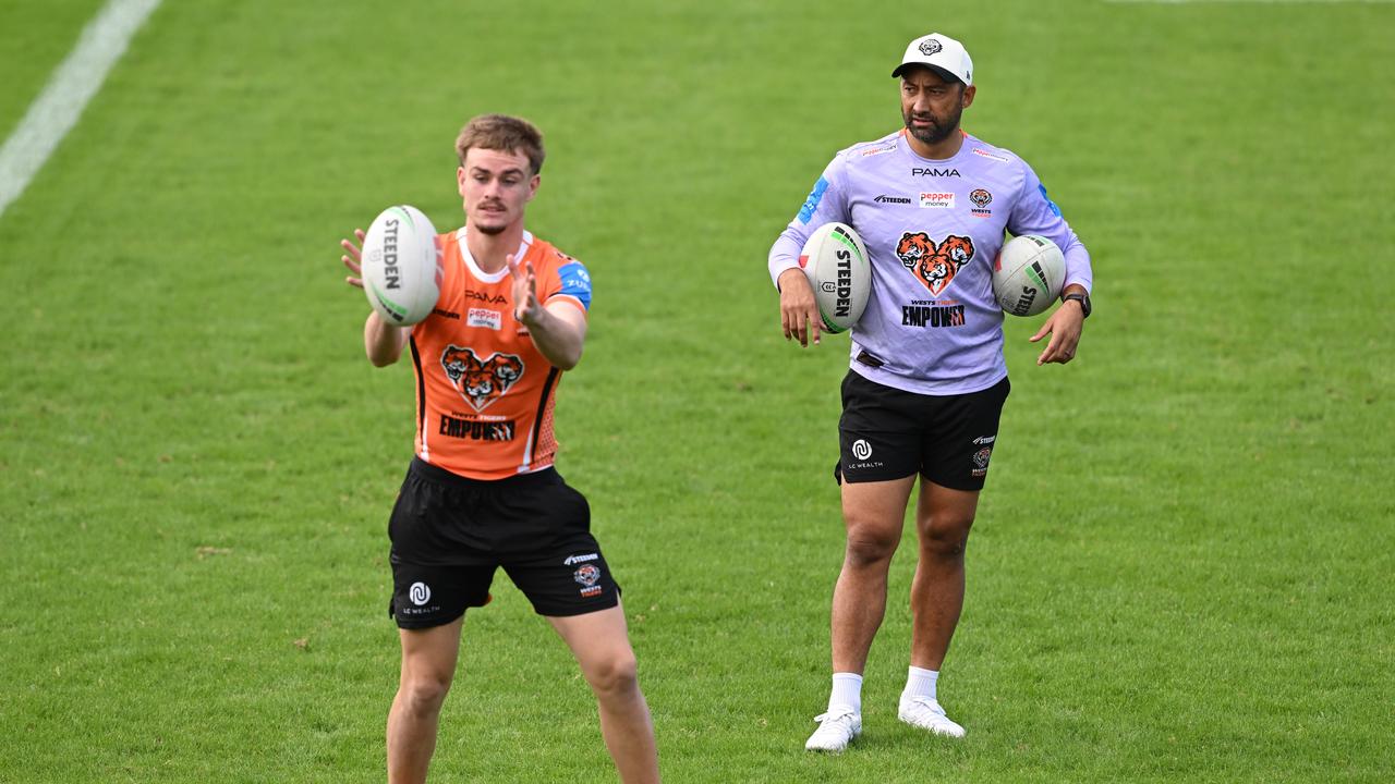 Lachlan Galvin and Benji Marshall