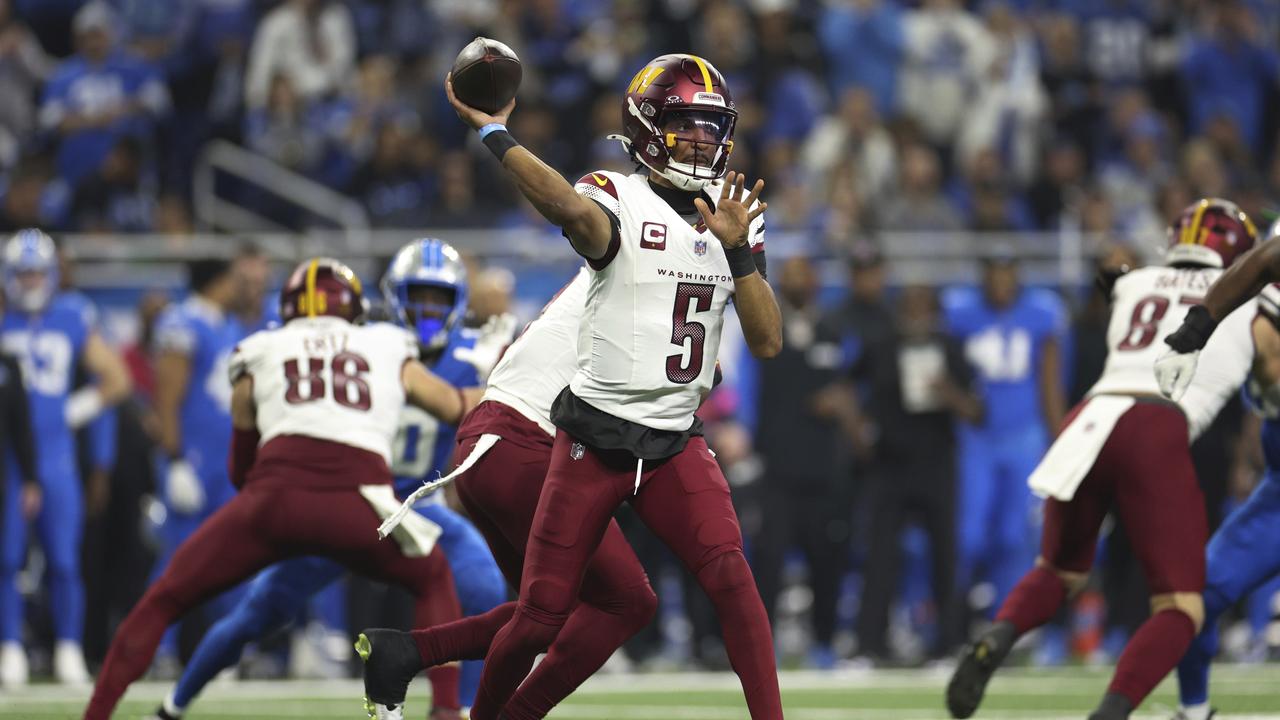 Washington Commanders quarterback Jayden Daniels