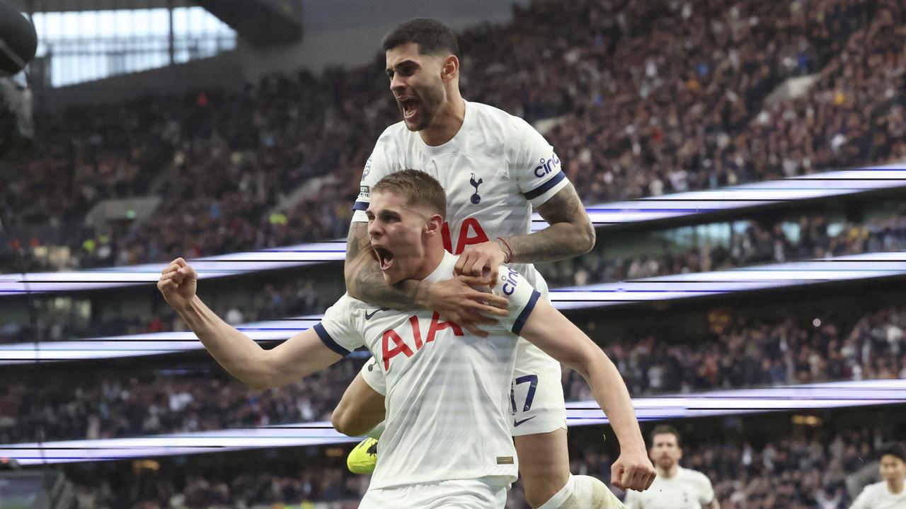 Micky van de Ven and Cristian Romero are on a lengthy list of injured Spurs players