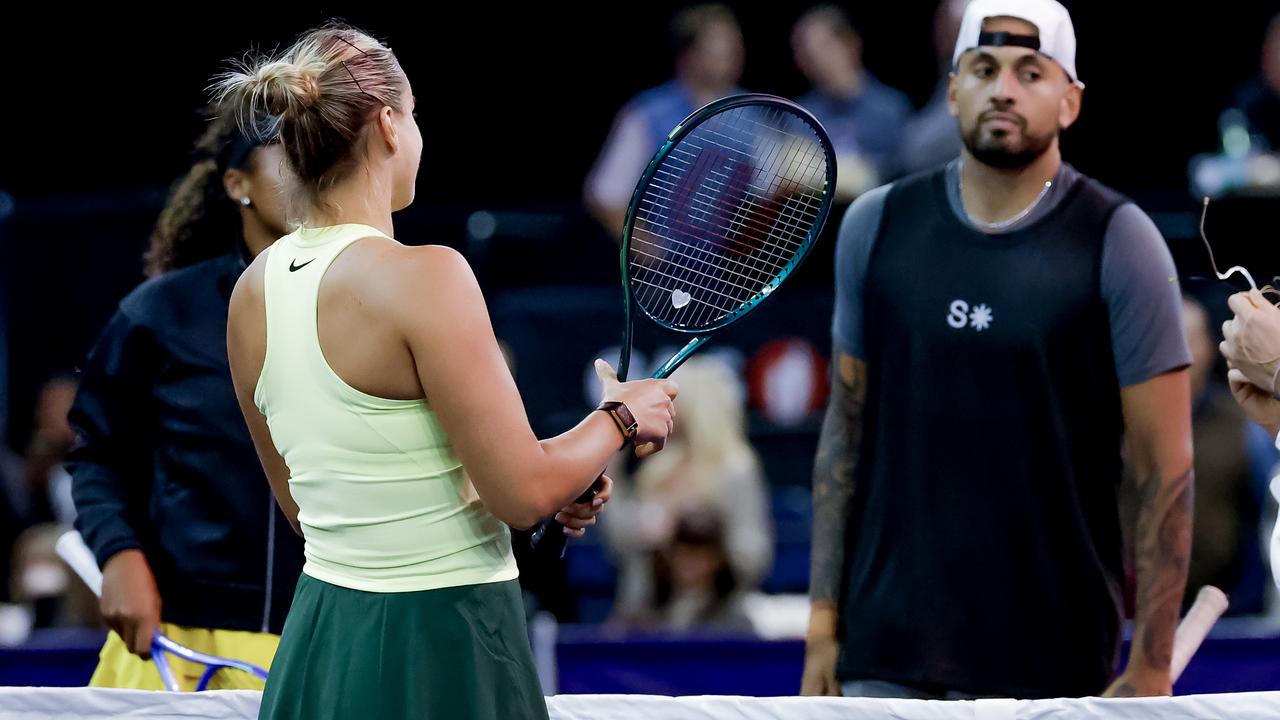 Aryna Sabalenka and Nick Kyrgios