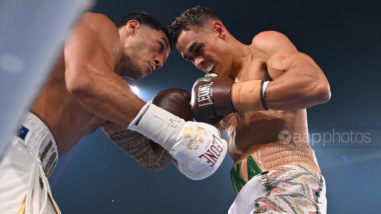 Jai Opetaia and David Nyika