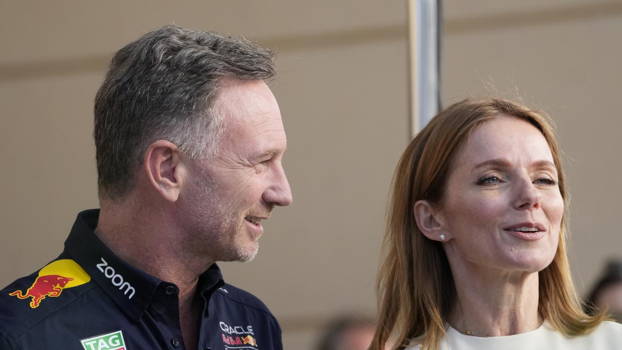 Christian Horner and Geri Halliwell