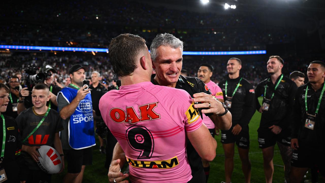 Mitch Kenny and Ivan Cleary, NRL 2024 Grand Final 