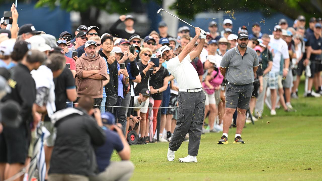 Crowds have flocked to watch Jason Day in his first Australian appearance in seven years