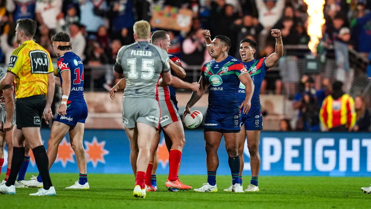 Taine Tuapiki and Erin Clark