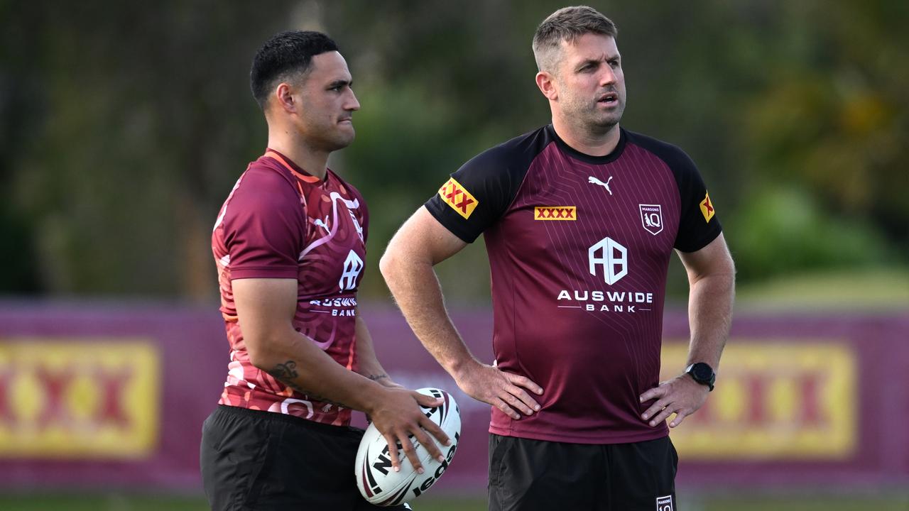 Maroons assistant coach Josh Hannay