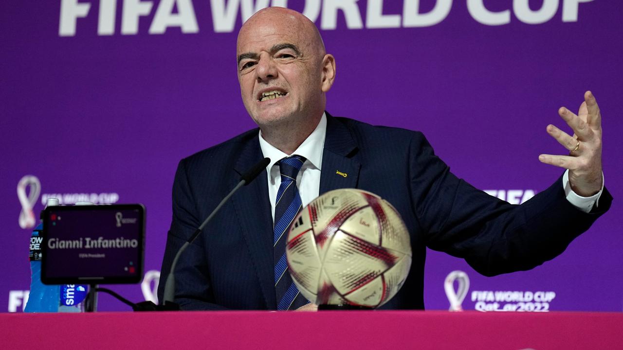 FIFA president, Gianni Infantino