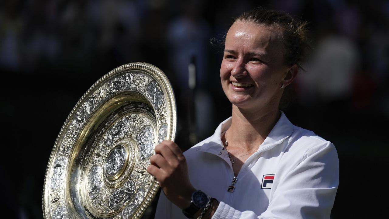 Wimbledon champion Barbora Krejcikova