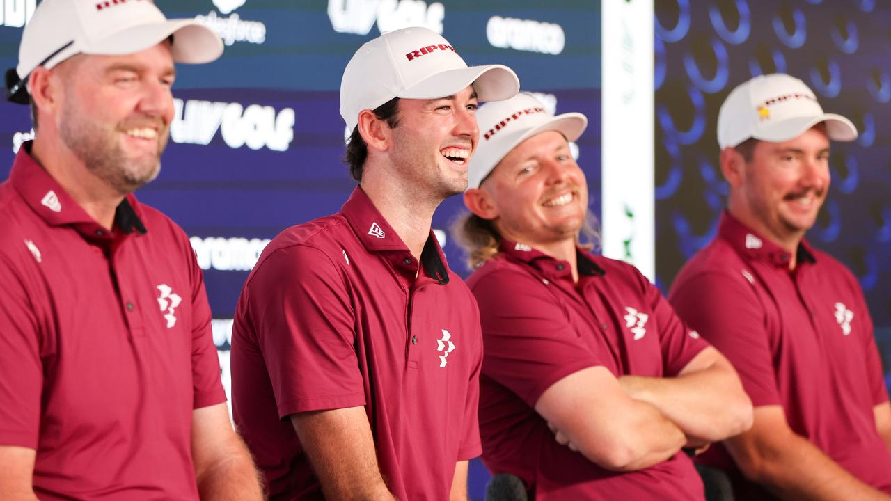 Marc Leishman, Elvis Smylie, Cam Smith and Lucas Herbert of the Ripper GC