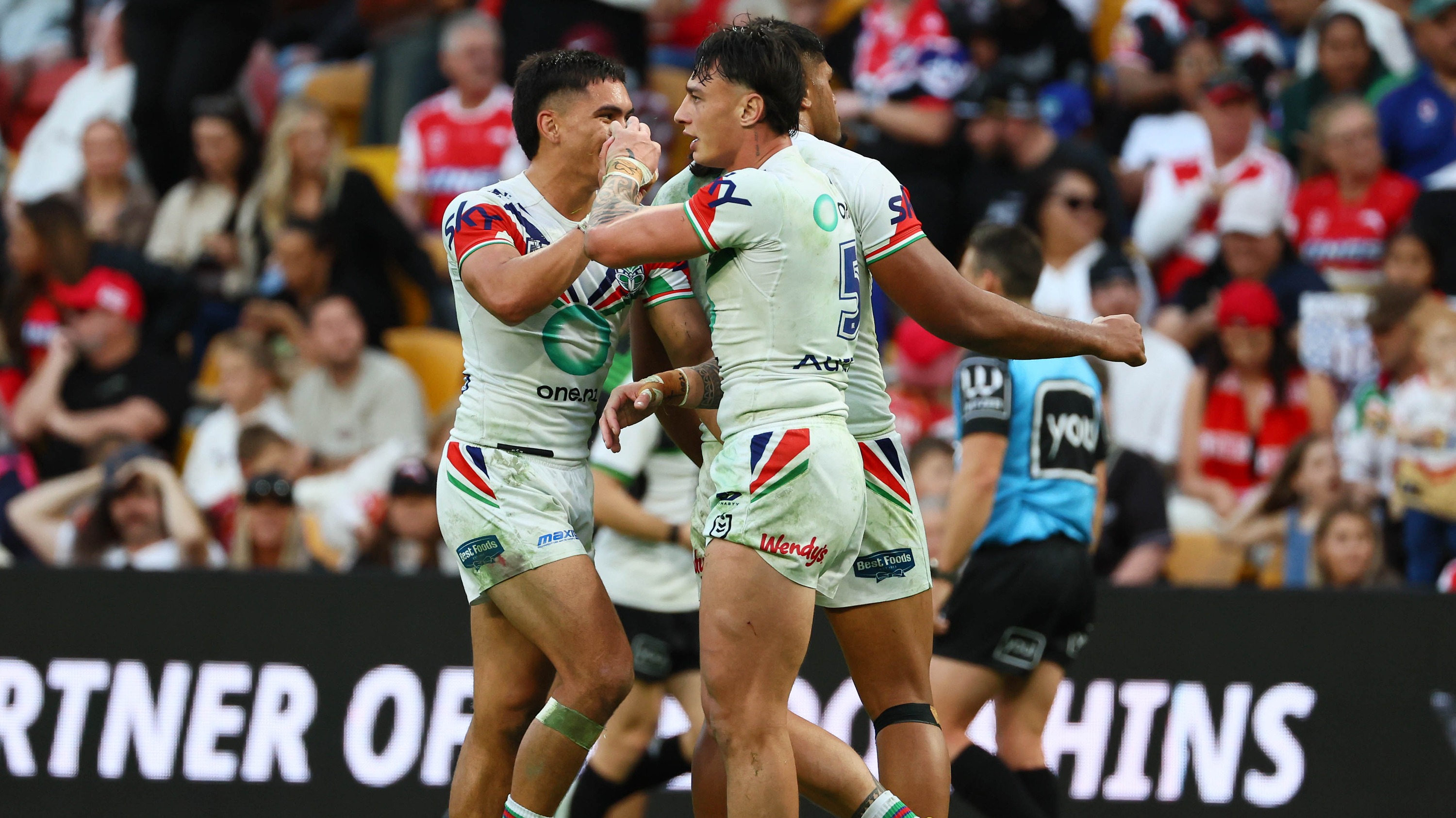 Charnze Nicoll-Klokstad and Taine Tuaupiki