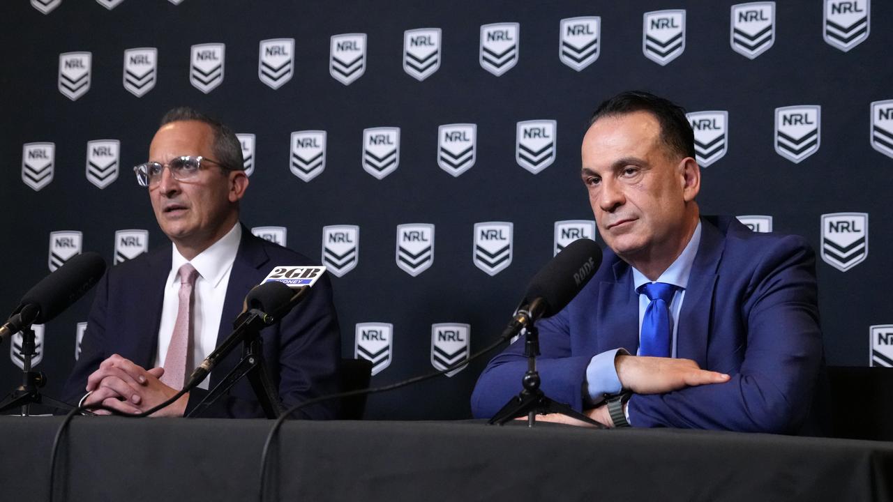 Andrew Abdo and Peter V'Landys