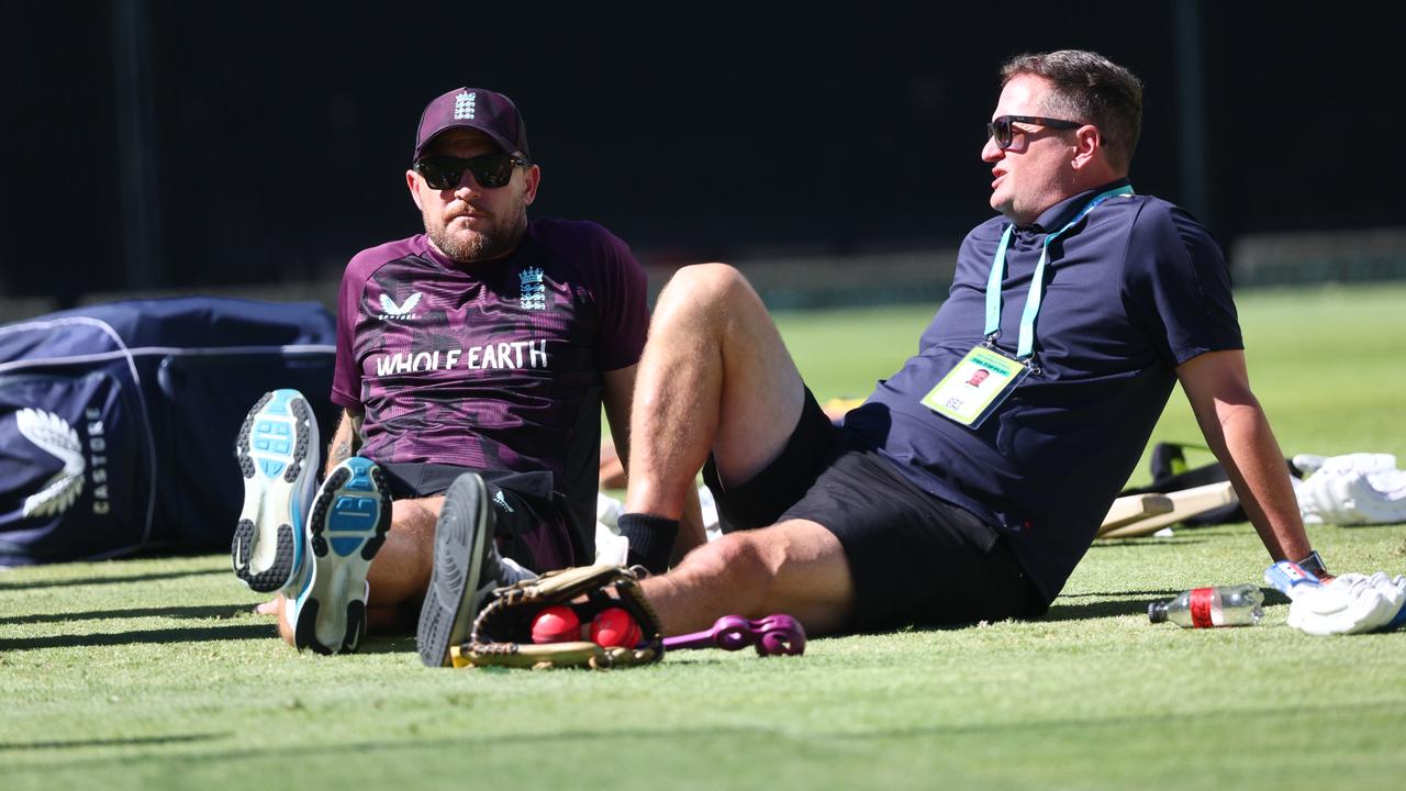 Brendon McCullum and Rob Key