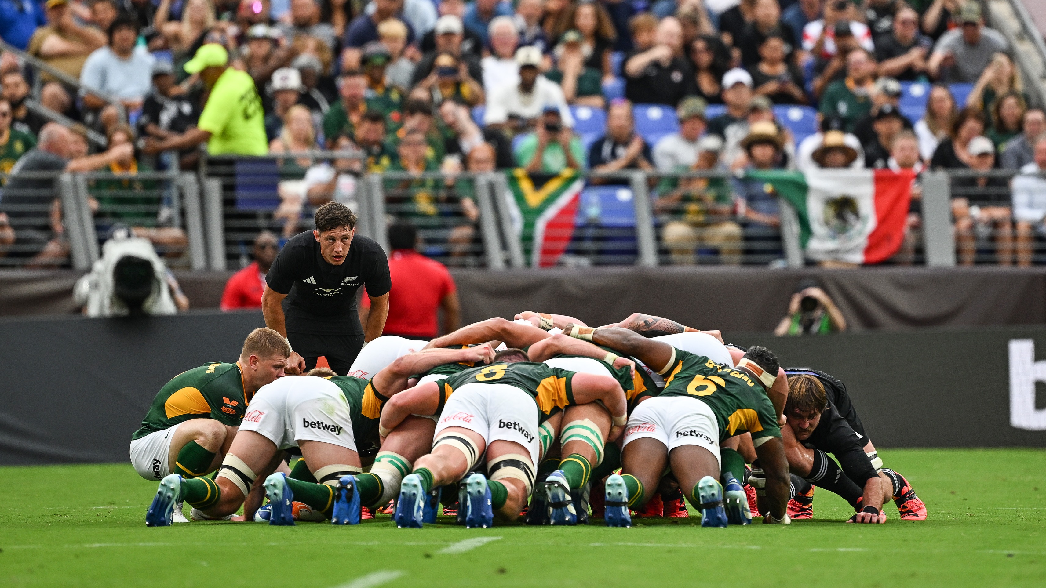 All Blacks Springboks Scrum