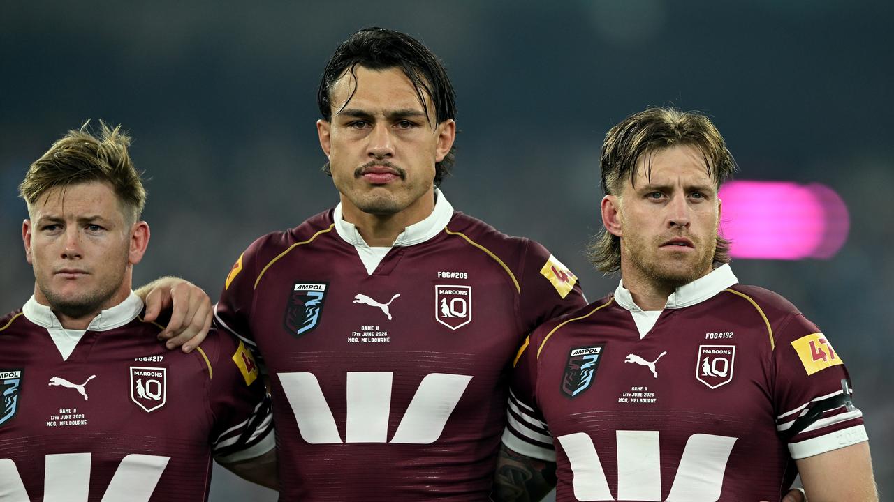 Harry Grant, Tino Fa-asuamaleaui and Cameron Munster