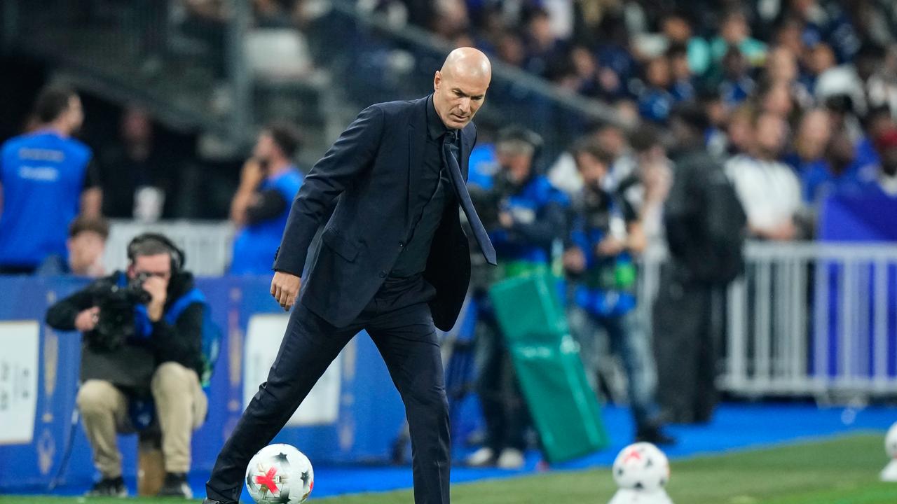 France head coach Zinedine Zidane