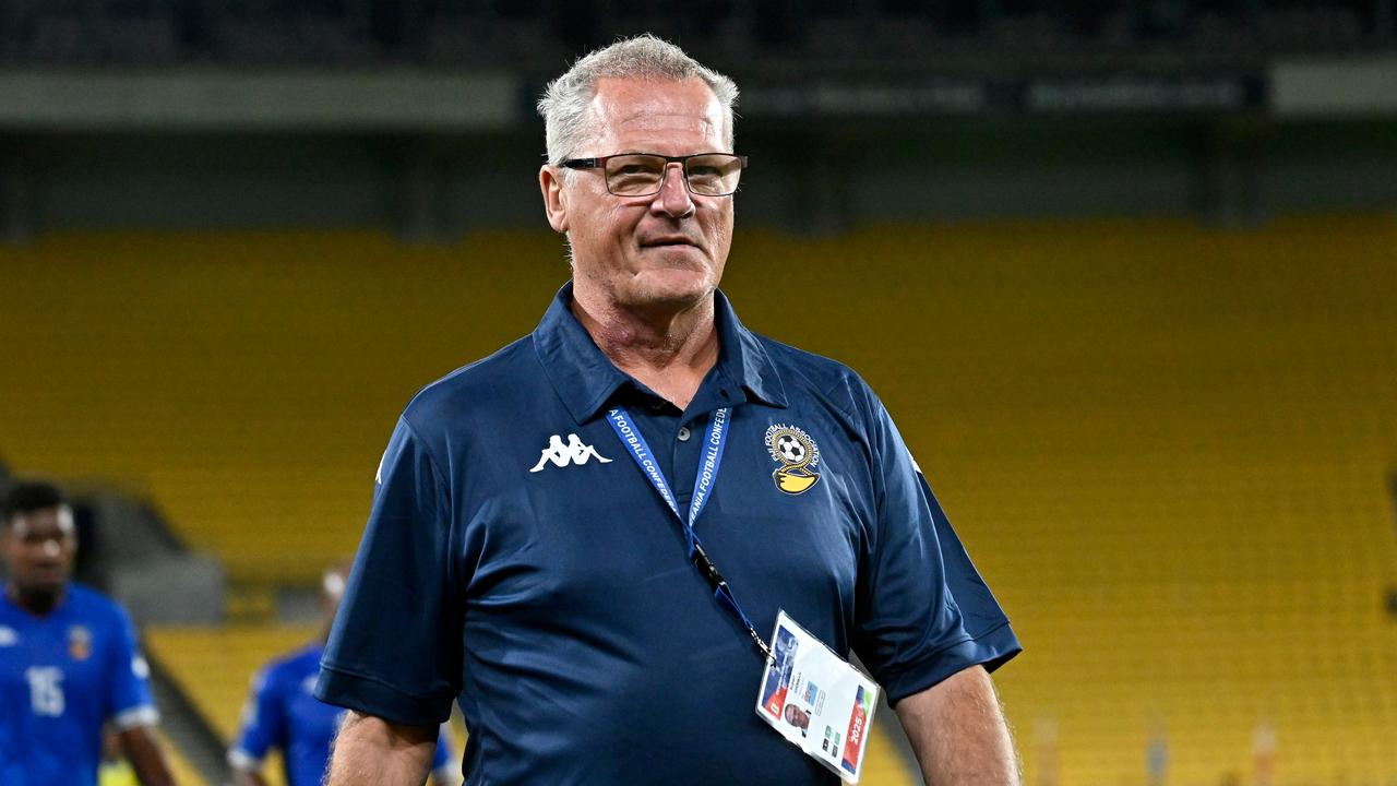 Fiji football coach Rob Sherman
