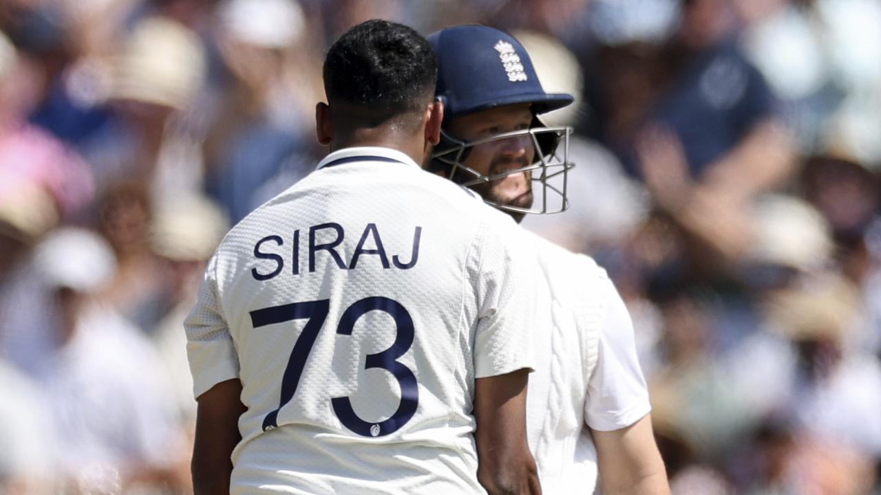 Siraj and Ben Duckett