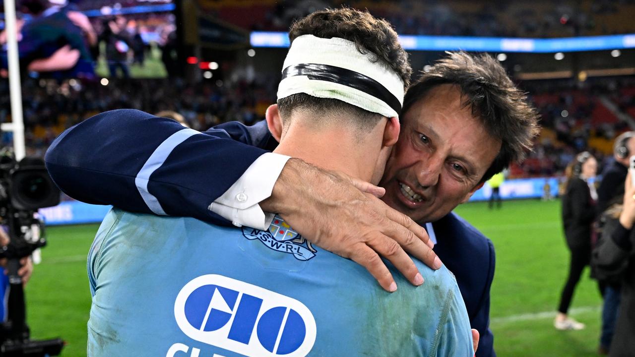 Laurie Daley and Nathan Cleary